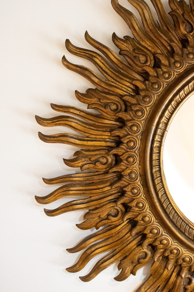 フランス製 サンバースト ミラー アンティーク sunburst mirror フランス製 サンバースト ミラー アンティーク sunburst mirror