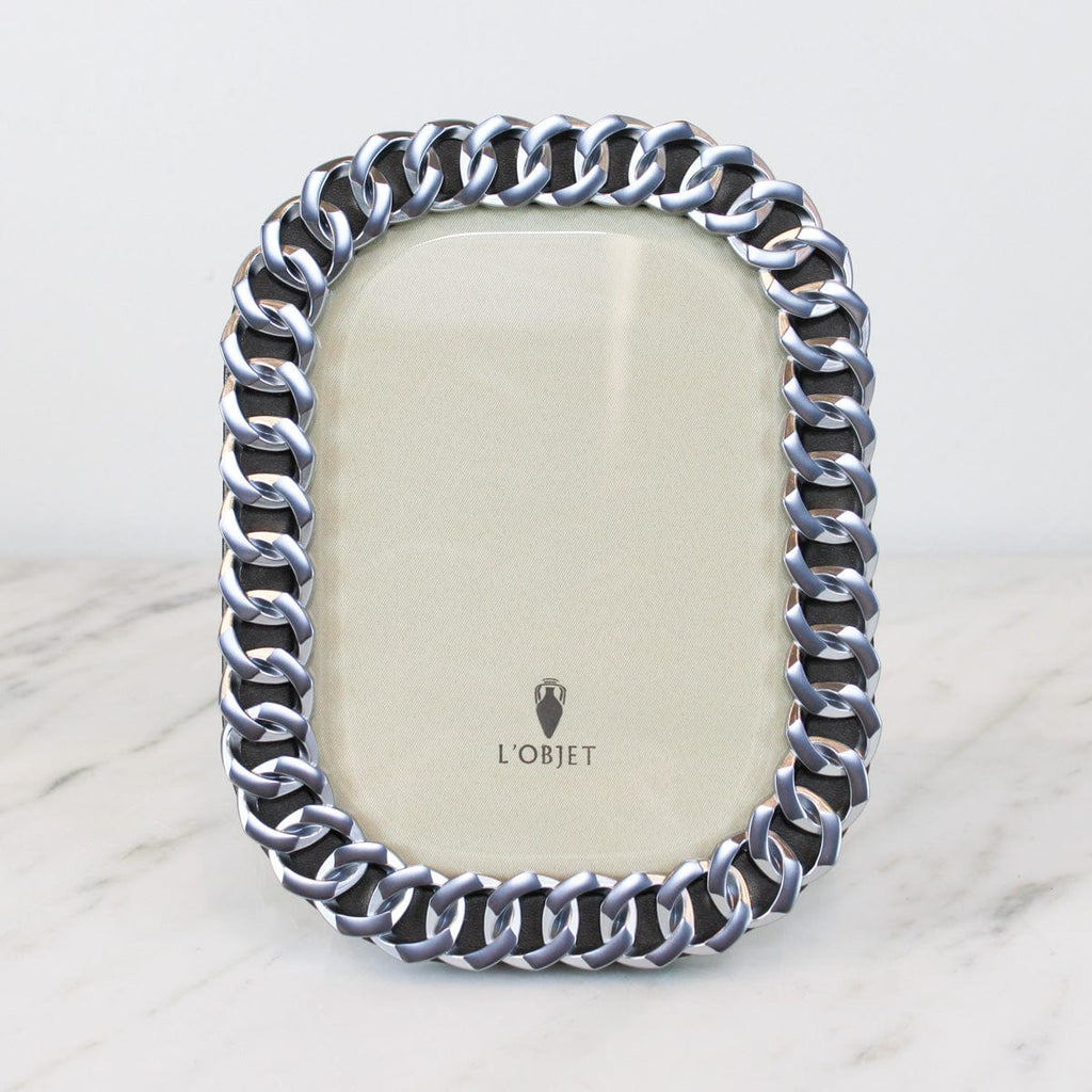 L'Objet White Ripple 4 x 6 Photo Frame - Frames